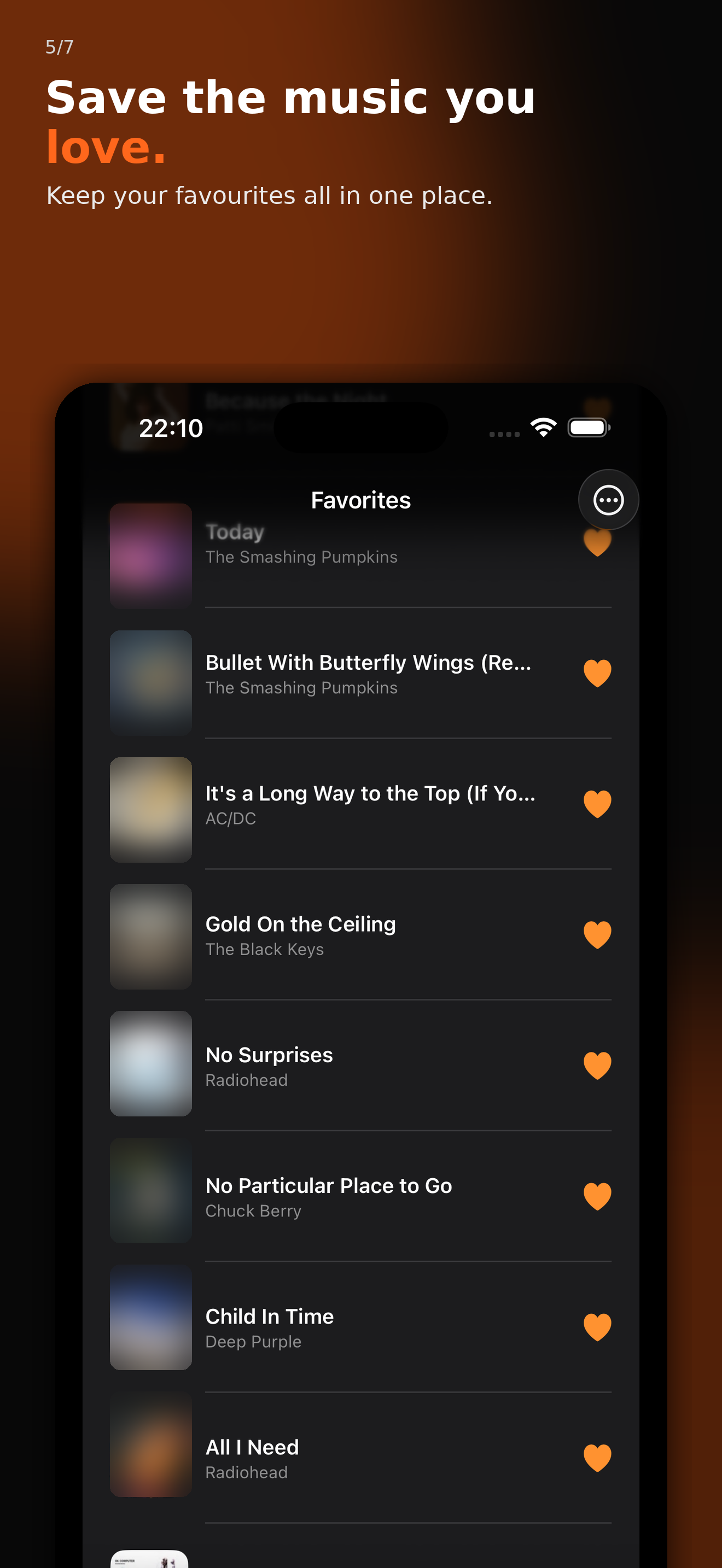 Favorites in dMusik